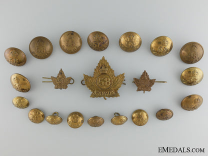 wwi58_th_infantry_battalion_officer's_cap_badge,_collar_tabs_and_buttons_wwi_58th_infantr_535fc97620ae9