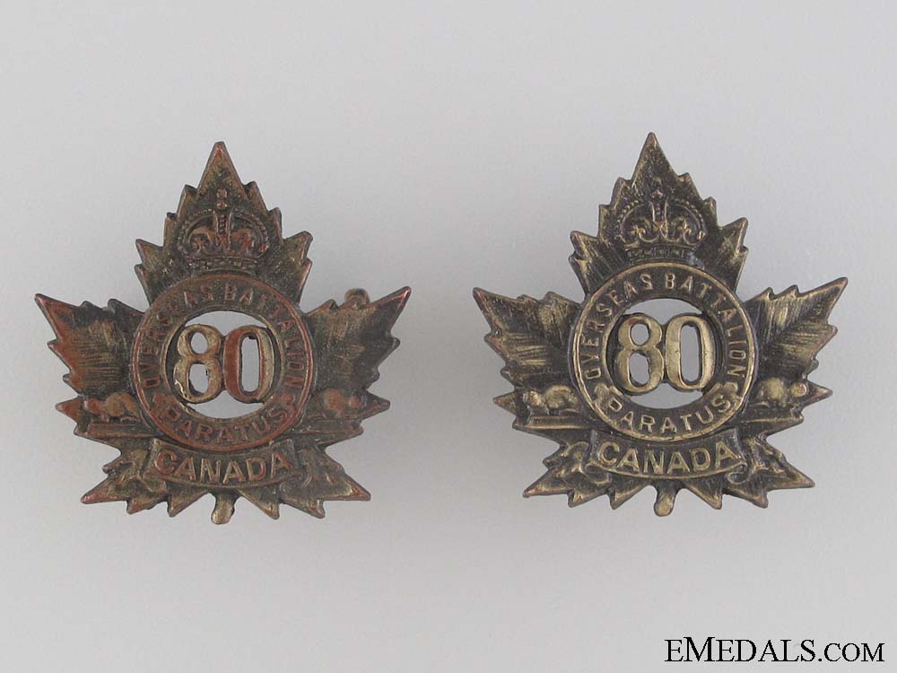 wwi80_th_infantry_battalion_collar_tab_pair_cef_wwi_80th_infantr_52c18d9958686