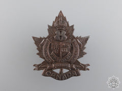 Wwi 8Th Saskatchewan Overseas Canadian Stationary Hospital Cap Badge