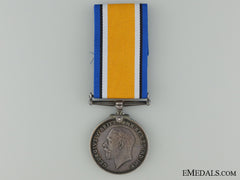 Wwi British War Medal To The Queen's Regiment