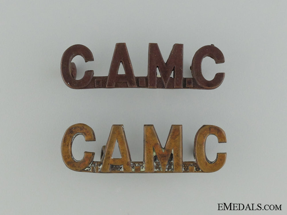 wwi_canadian_army_medical_corps_shoulder_title_pair_wwi_canadian_arm_538ccbbbc5dc4