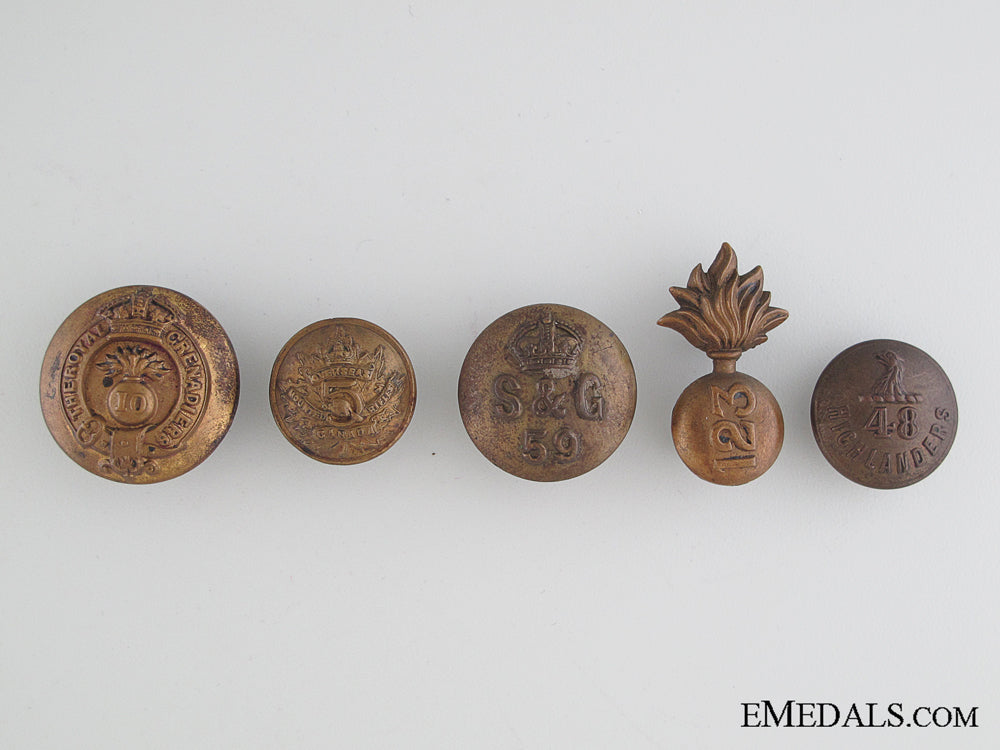 wwi_four_cef_buttons_and_collar_tab_wwi_four_cef_but_52fba949af81c