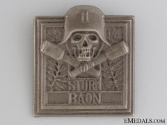 Wwi German/Austrian Sturmbattalion 11 Badge