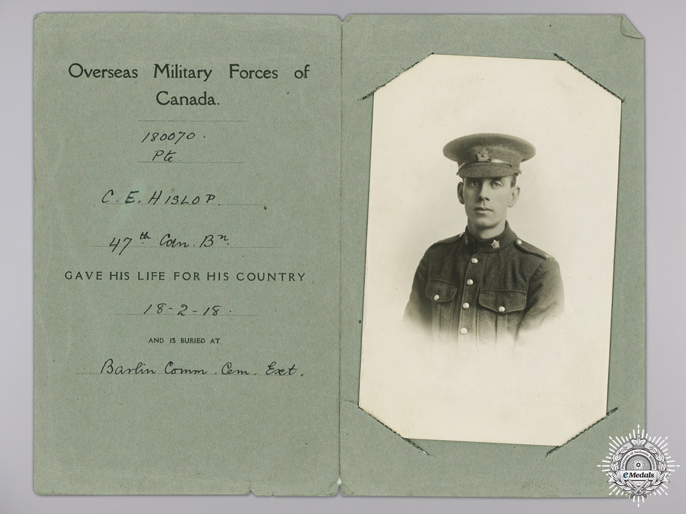 wwi_memorial_photograph_of_private_charles_e._hislop;88_th_cef_wwi_memorial_pho_54a405f51bcf9