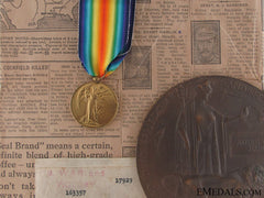 Wwi Memorial Plaque - Kia On The Somme