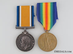 Canada. A WWI Pair To Gunner Arthur E. Martin