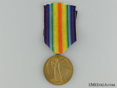 Wwi Victory Medal To The 25Th Infantry Battalion Cef