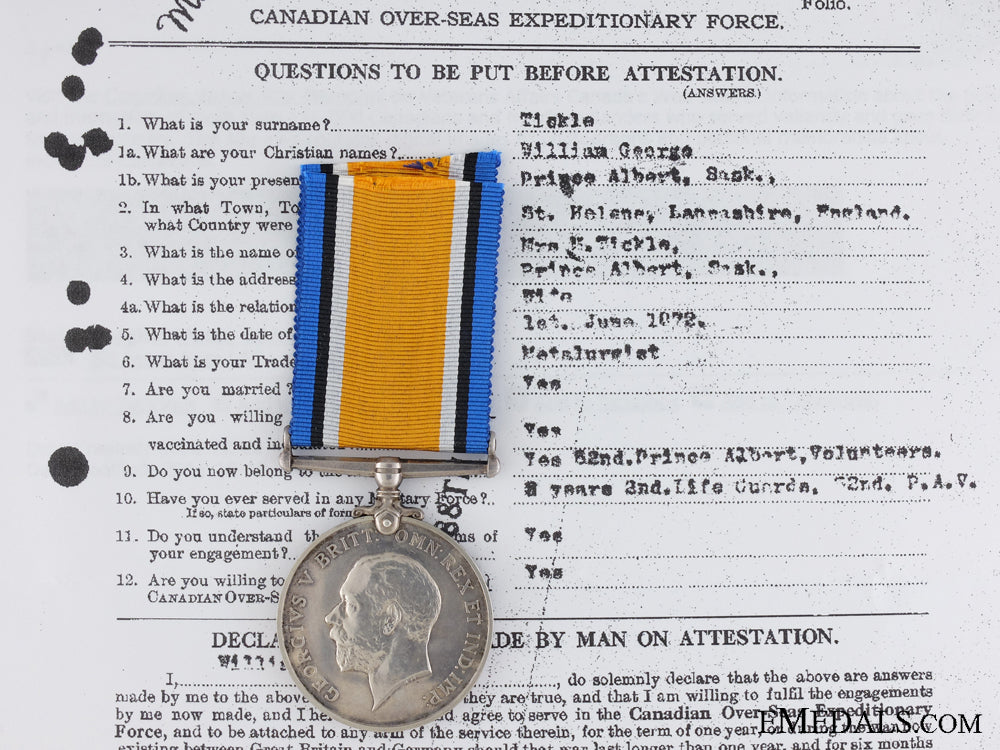 wwi_war_medal_to_company_quartermaster_sergeant;188_th_batt._wwi_war_medal_to_53860a6f5bbfa