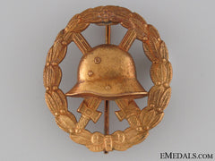 Wwi Wound Badge - Cut Out Gold Grade