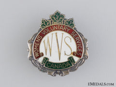 Wwii Canadian Women's Voluntary Services Badge