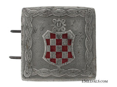 Wwii Croatian Diplomat Belt Buckle