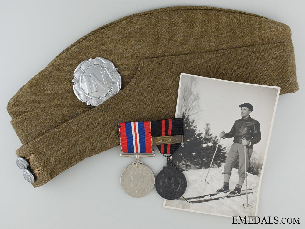 wwii_finnish_winter_war_campaign_pair_and_side_cap_to_c.d._roberts_wwii_finnish_win_53a03be852cc1