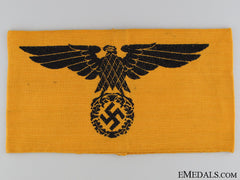 Wwii German Civil Service Cotton Armband