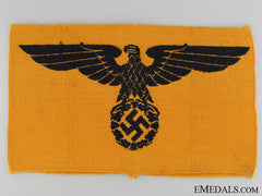 Wwii German Civil Service Cotton Armband