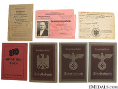 Wwii German Documents And Passes