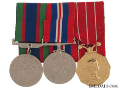 Wwii Naval Veteran's Group Of Three