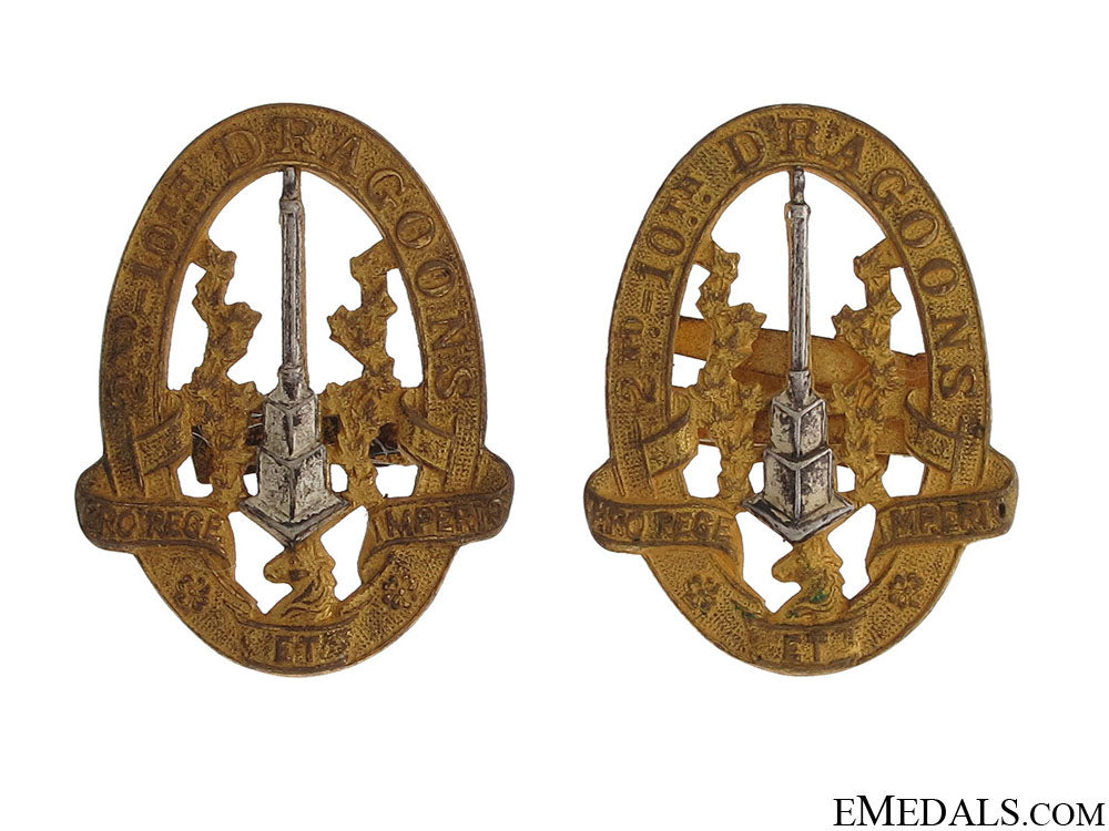 wwii_second_tenth_draggons_officer_collar_badges_wwii_second_tent_51b5e58e9c6e3