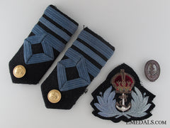 Wwii Women's Royal Naval Wrens Officer's Insignia Set