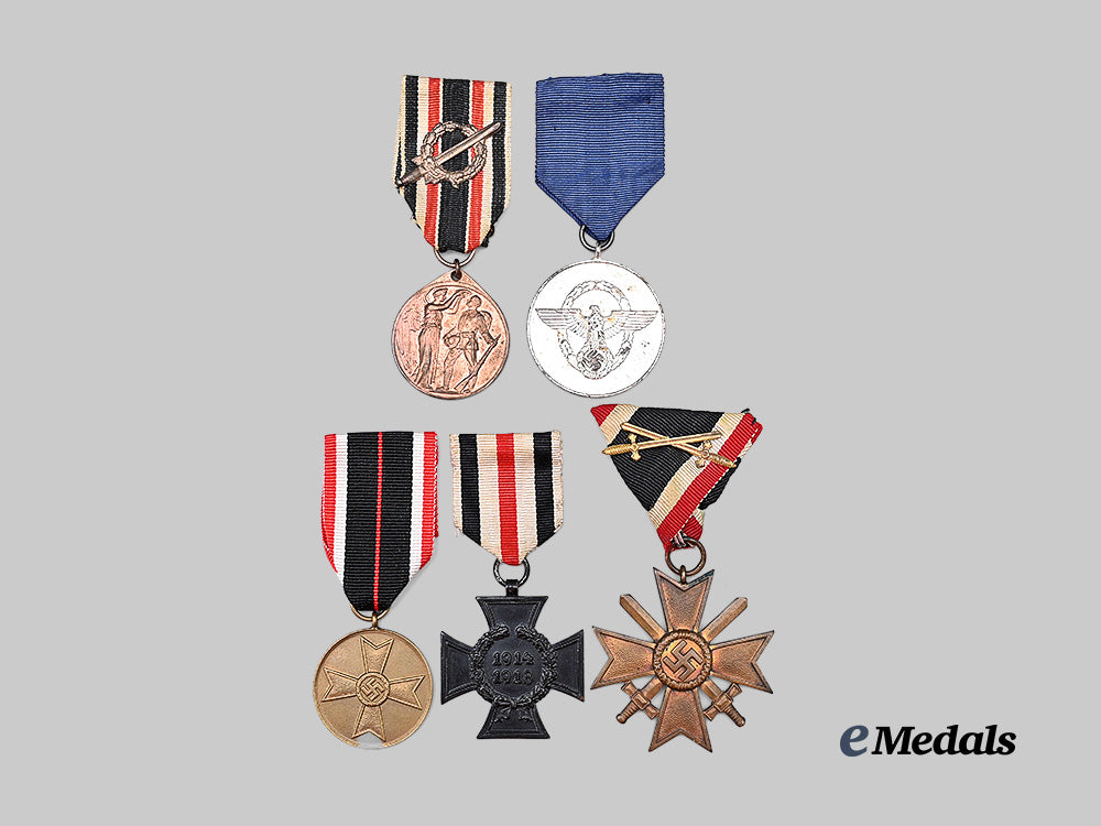 germany,_wehrmacht._a_mixed_lot_of_awards_for_military_and_police_service_e_medals__g62864_2
