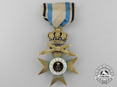 A Bavarian Military Merit Cross; First Class With Swords 1913-1918