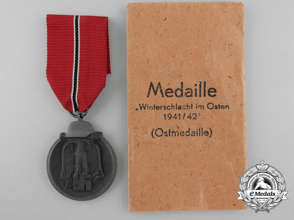 a_german_east_medal_with_packet_of_issue_by_julius_maurer_oberstein_x_368