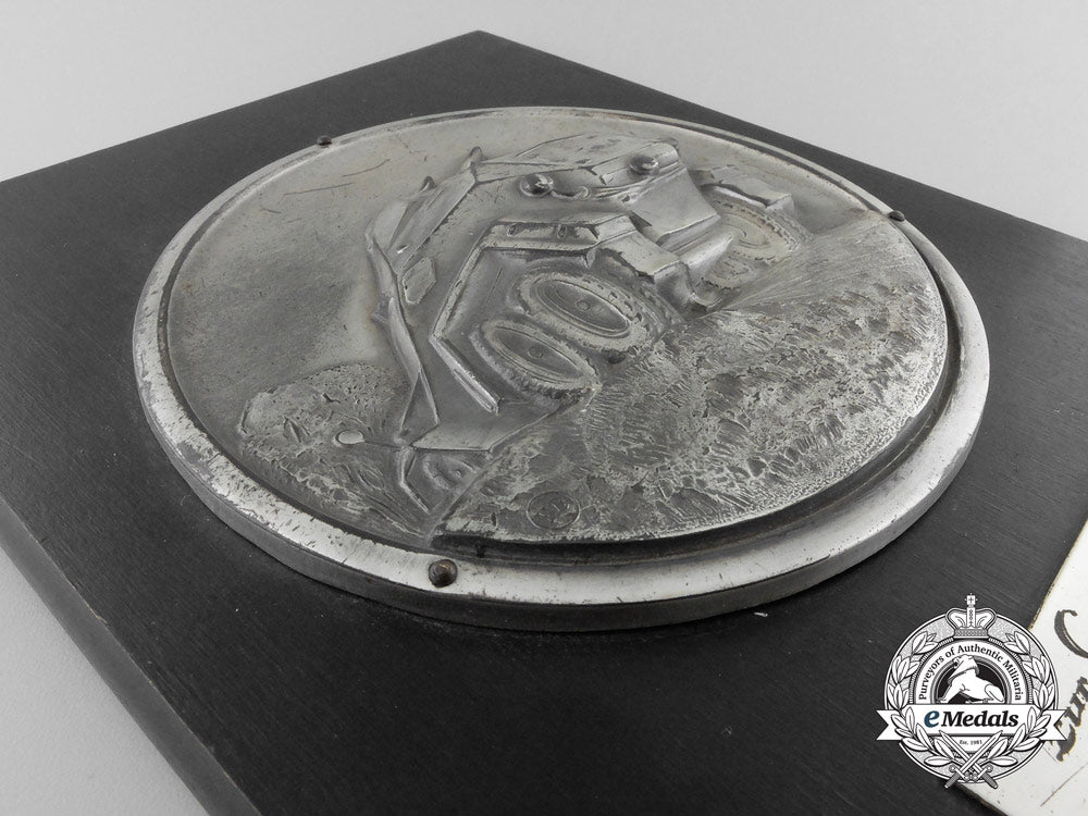 a1940_h.k.p._paderborn_armoured_car_award_plaque_x_386