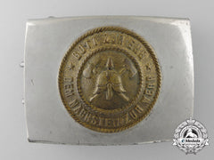 Germany, Weimar Republic. A Fire Defence Service Enlisted Man's Belt Buckle
