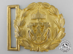 A First War Imperial German Navy (Kaiserliche Marine) Officer's Belt Buckle