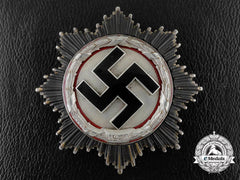 A German Cross In Silver By Deschler; Heavy Version With Case