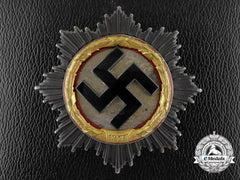 A German Cross In Gold By Deschler; Heavy Version With Case
