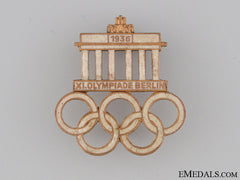 Xi Summer Olympic Games Pin 1936