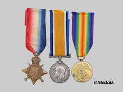 United Kingdom. A First War Trio to Pte. Sands, Army Veterinary Corps