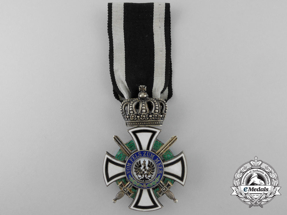 a_prussian_house_order_of_hohenzollern_with_swords;_knight's_cross_by_wagner_y_058