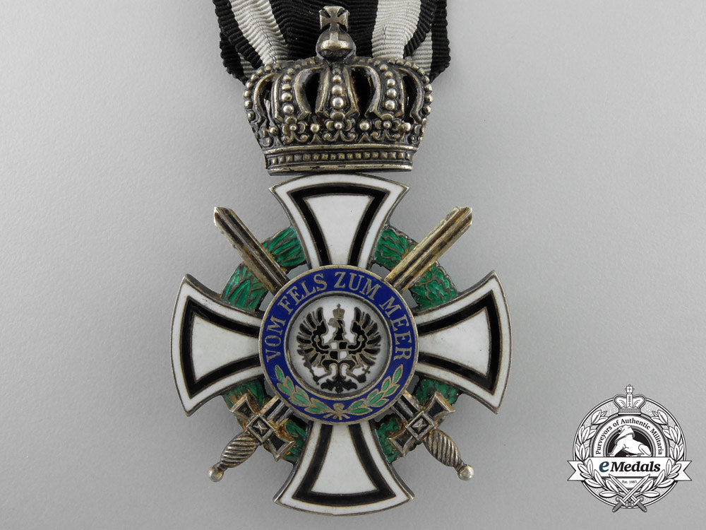 a_prussian_house_order_of_hohenzollern_with_swords;_knight's_cross_by_wagner_y_059
