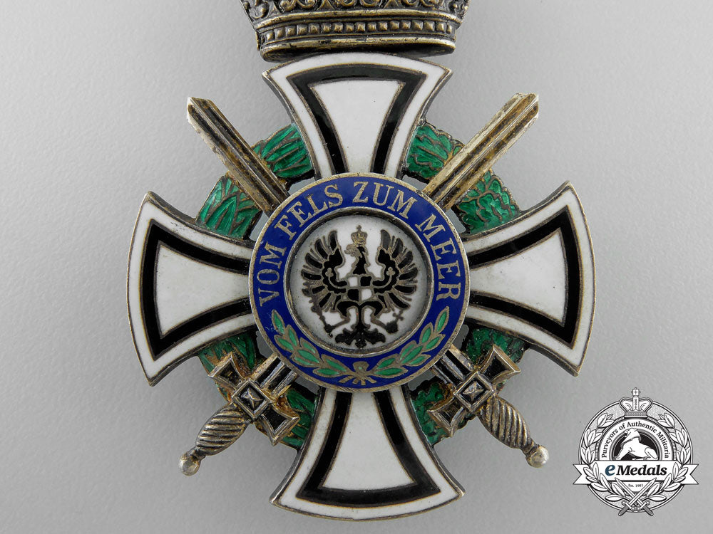 a_prussian_house_order_of_hohenzollern_with_swords;_knight's_cross_by_wagner_y_060