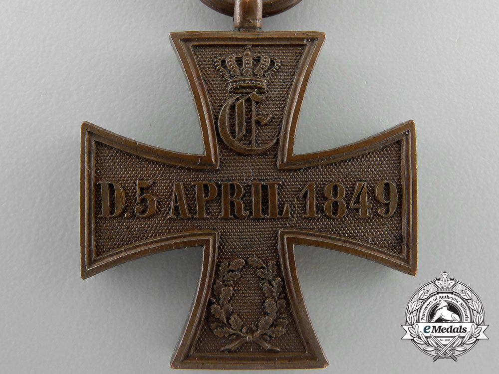 a_saxe-_coburg-_gotha_eckernförde1849_campaign_cross;_bronze_grade_y_508