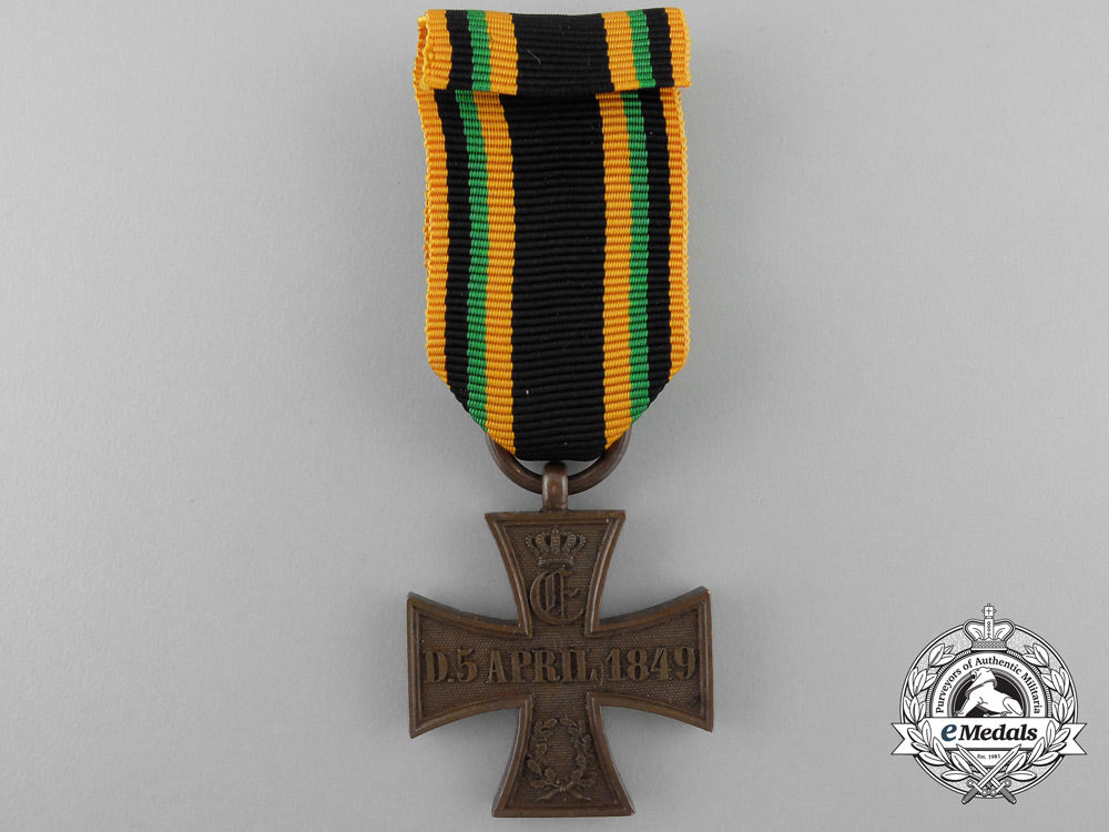 a_saxe-_coburg-_gotha_eckernförde1849_campaign_cross;_bronze_grade_y_509
