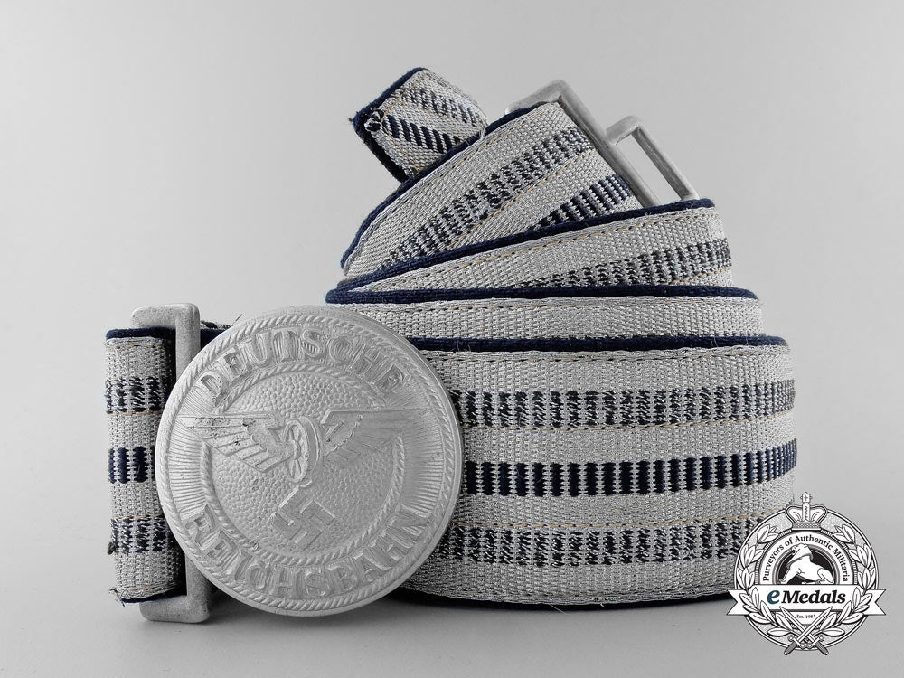 a1933-1945_pattern_german_state_railway_company_leader's_brocade_dress_belt_with_buckle_y_562