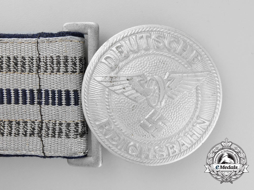a1933-1945_pattern_german_state_railway_company_leader's_brocade_dress_belt_with_buckle_y_563