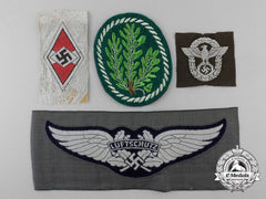 Germany, Third Reich. A Lot Of Cloth Insignia