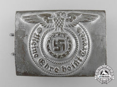 An Ss Em/Nco's Belt Buckle By F.w. Assmann & Söhne