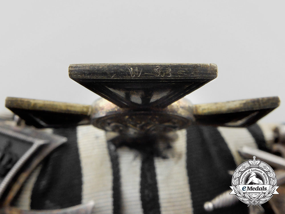 a_fine_first_war_prussian_medal_bar_with_golden_military_merit_cross_by_wagner,_berlin_y_756