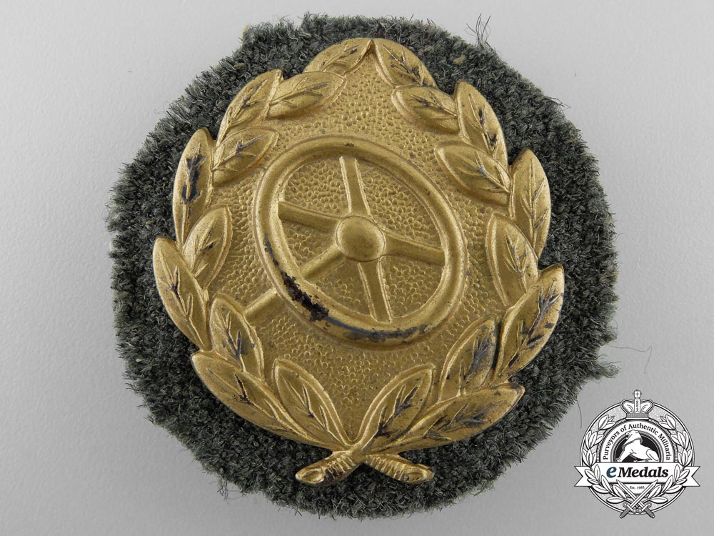 A German Driver's Proficiency Badge; Gold Grade – eMedals