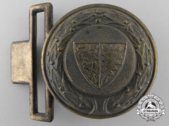 A Schleswig-Holstein Fire Defence Service Officer's Belt Buckle