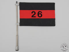 A Luftwaffe Artillery (Flak) 26Th Regiment Command Car Flag