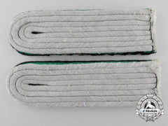 An Early 1940S Set Of Waffen-Ss Mountain Infantry Second/Junior Storm Leader Shoulder Boards