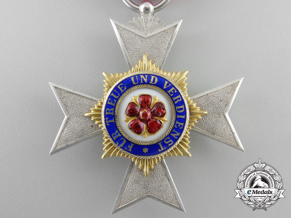 a_lippe-_detmold_house_order_of_merit_cross;_third_class_z_777