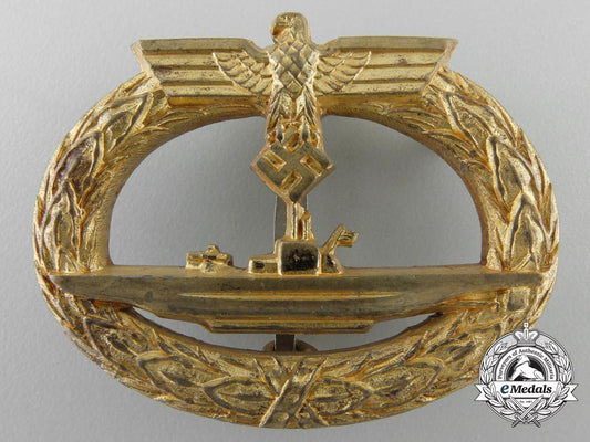 a_kriegsmarine_submarine_badge_by_c.e._juncker_z_879