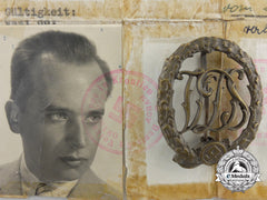An Extremely Rare Sport’s Badge Of The Croatian-German Volksgruppe 1941