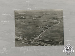 Three First War Raf Reconnaissance Photographs Taken On October 7, 1918